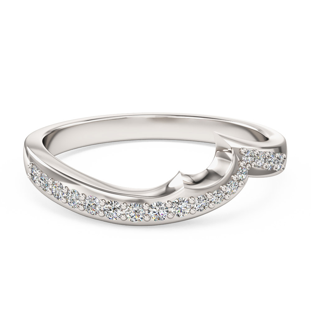 A diamond made to match wedding/eternity ring in 18ct white gold