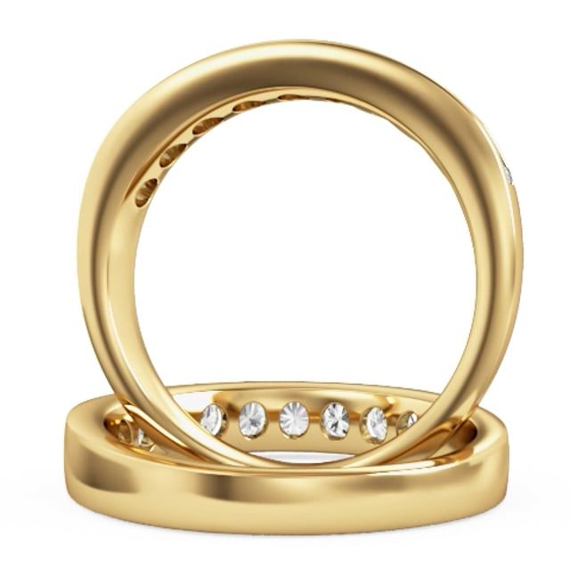 Video - A stunning nine stone diamond eternity ring in 18ct yellow gold